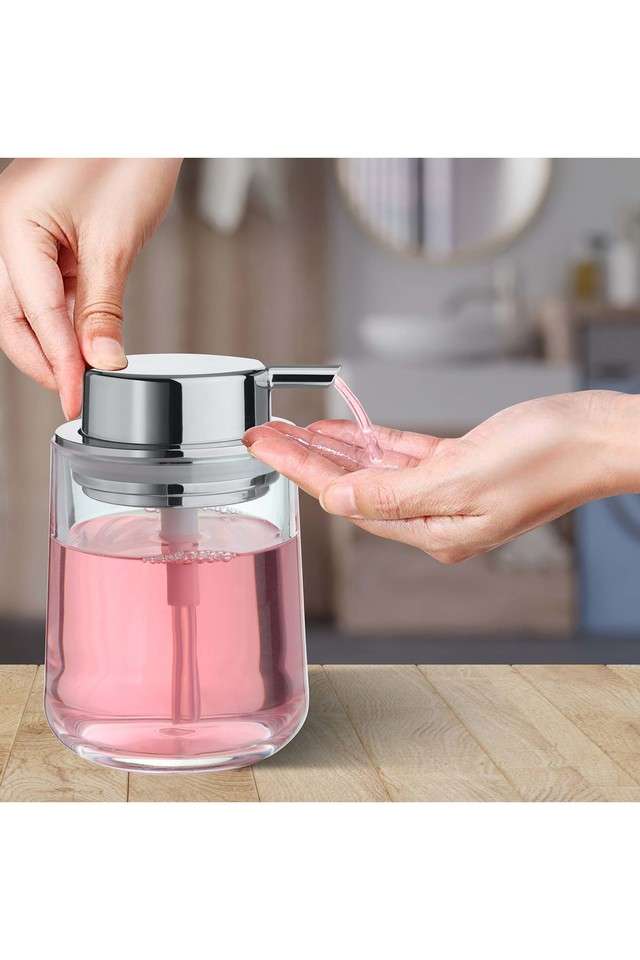 Crystal-Soap-&-Lotion-Dispenser--300-ml--Transparent