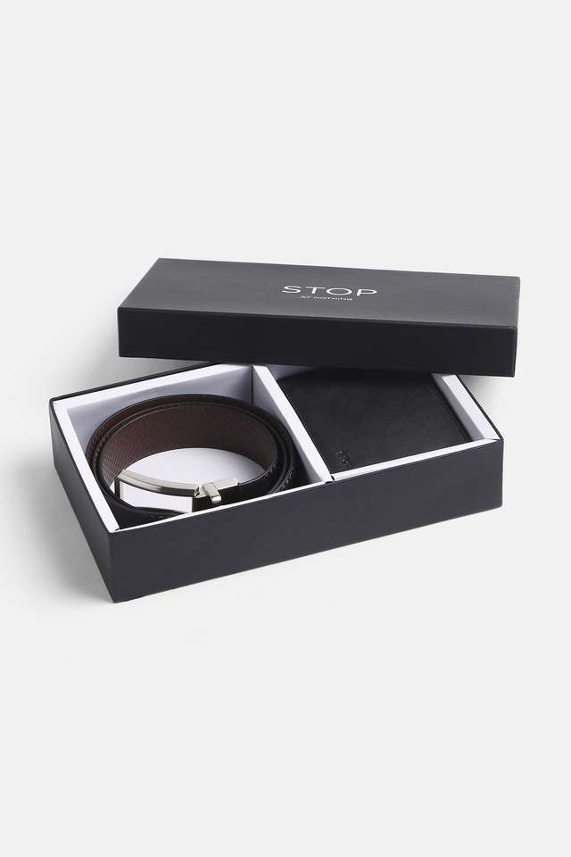 Leather-Mens-Occasion-Belt-And-Wallet-Combo