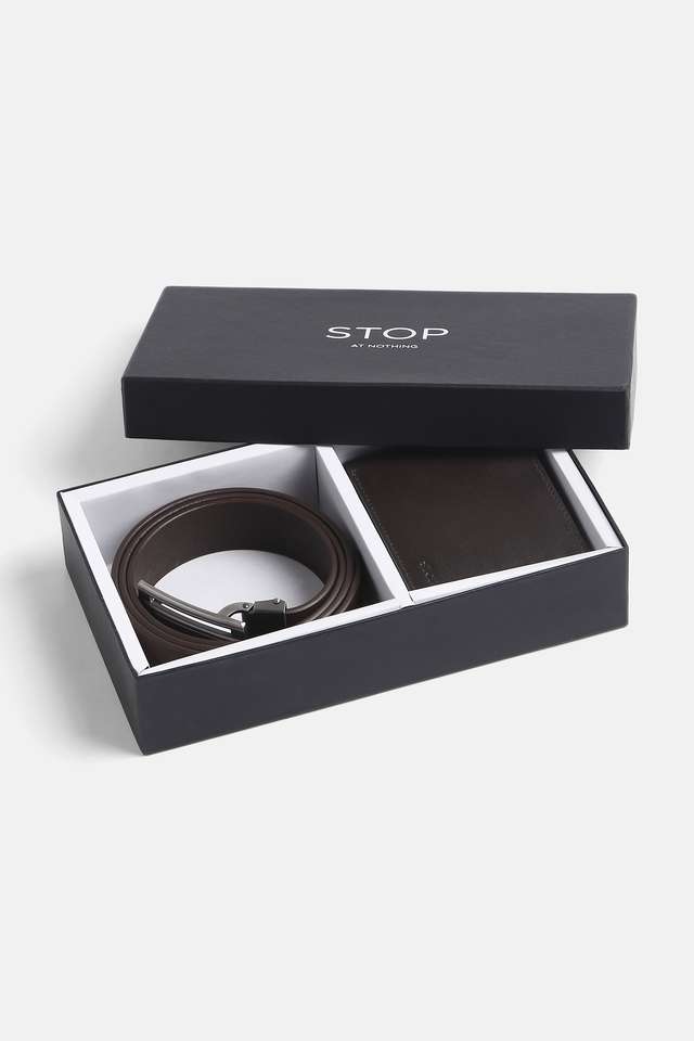 Leather-Mens-Occasion-Belt-And-Wallet-Combo