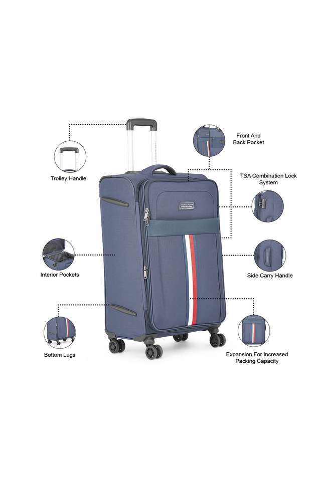 California-Plus-Polyester-8-Wheels-TSA-Lock-Trolley