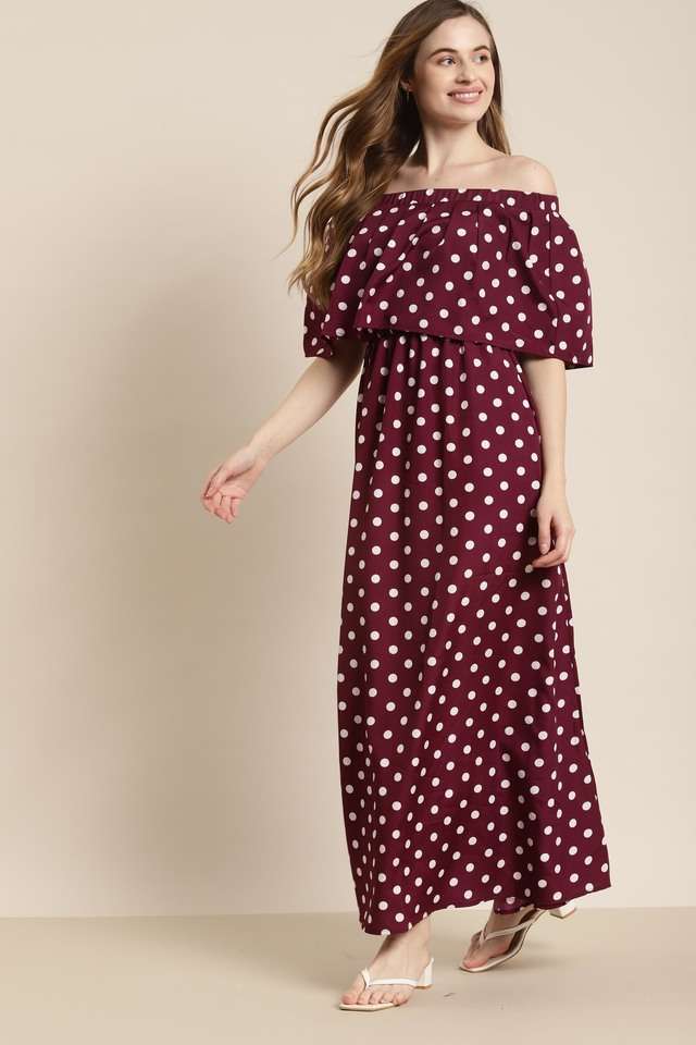 qurvii Animal Print Off Shoulder Crepe Women Dress-picture-38