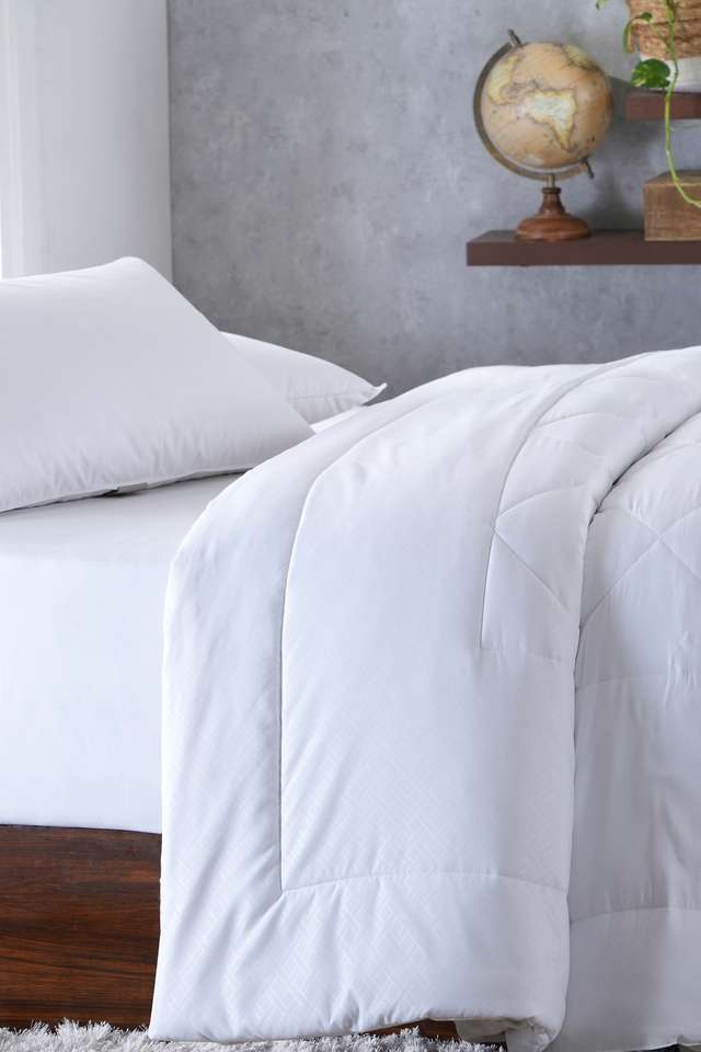 Essentials-Ravel-Embossed-Double-200-GSM-White-Duvet