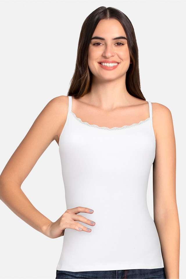 Solid-Cotton-Sleeveless-Regular-Fit-Womens-Camisole