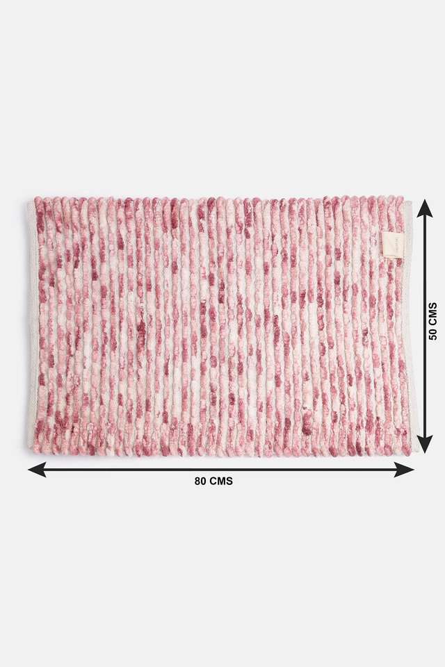 Buy HomeStop Pink Space Dyed Loop Bath Mat Pink Shoppers Stop