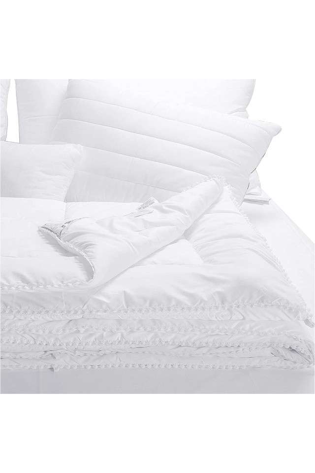 Soyabean-Microfiber-200-GSM -Summer-AC-Quilt -Ultra-Soft-&-Cosy-Comfort-for-All-Seasons-Quilt-(White -Double -90x108-Inches)