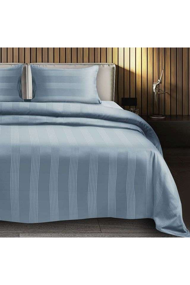 Barcode-100--Cotton-King-Size-Bedsheet-108-x-108-inches-with-2-Pillow-Covers-450-TC---Citadel