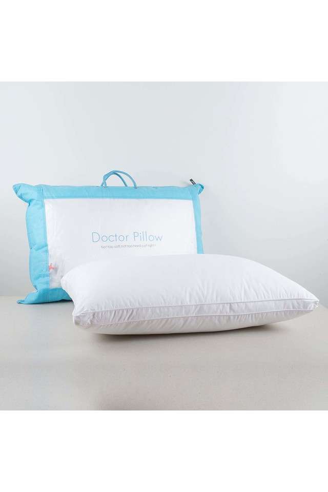 Microfiber-Doctor-Pillow-for-all-Sleeping-and-Neck-Pain-Relief--45-x-68-cm---White