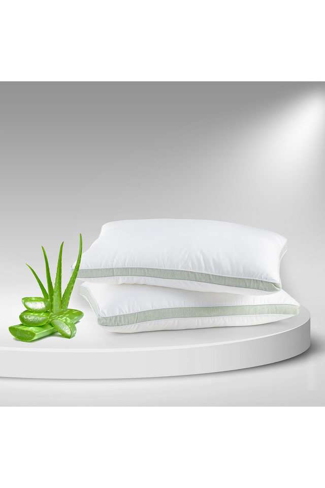 Aloe-Vera-Microfiber-President-Gel-Pillow-Comfortable-Anti-Bacterial-and-Anti-Allergic-Sleeping-Pillow-(55-x-86-cm -White)