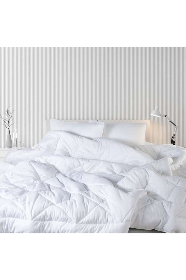 Mushy-Microfiber-350-GSM-Extreme-Winters-Quilt---Lightweight-&-Breathable-(White -Double -90-x-108-Inches)