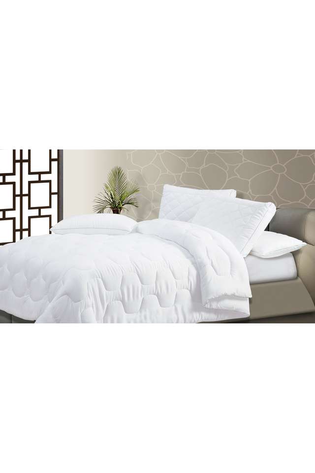 Tencel-AC-Summer-Quilt-with-Filled-100--Tencel-White-(Single-60-x-90-Inches)