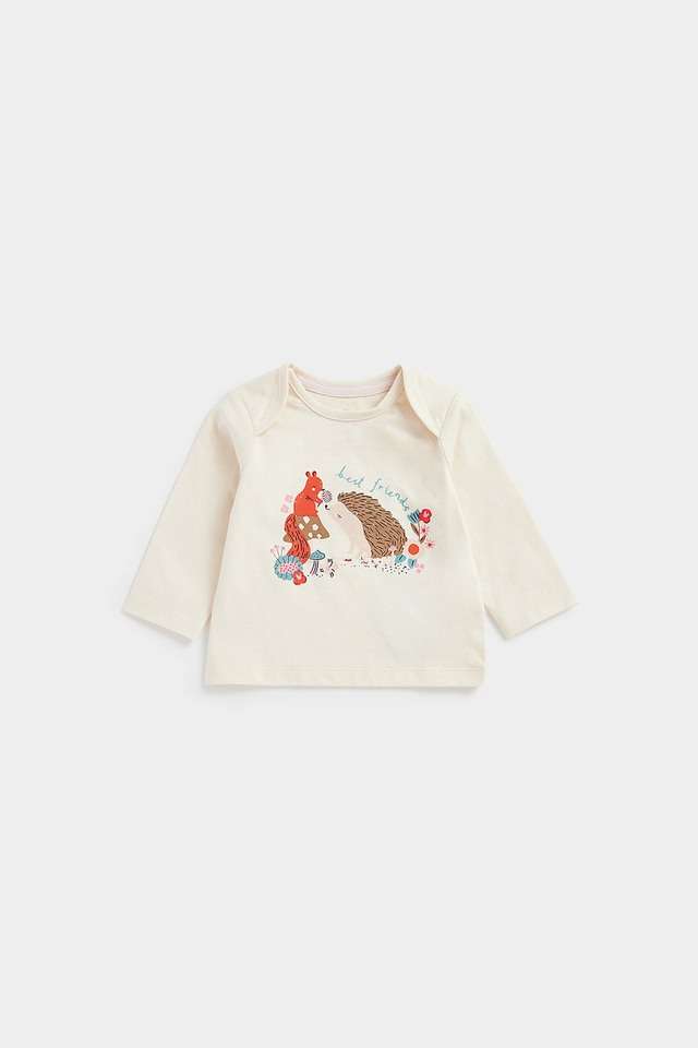 Printed-Cotton-Round-Neck-Infants-T-Shirt
