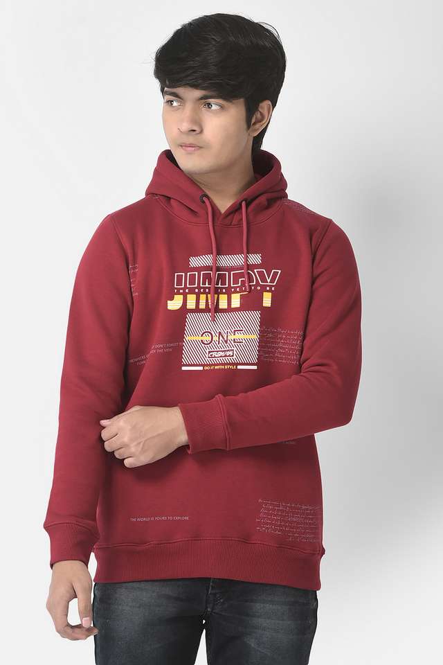 All Every The Flintstones Red Shadow Classic Logo Men's Hooded