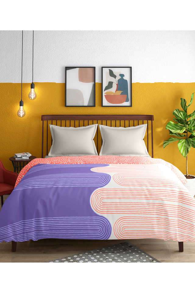 Printed-80-GSM-Purple-Color-Double-Size-Comforter