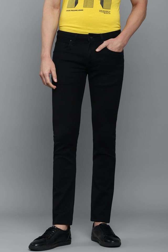 Mid-Wash-Polyester-Cotton-Slim-Fit-Men-s-Jeans