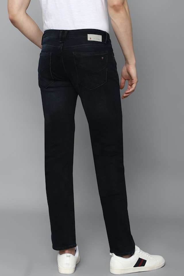 Light-Wash-Blended-Fabric-Slim-Fit-Men-Jeans