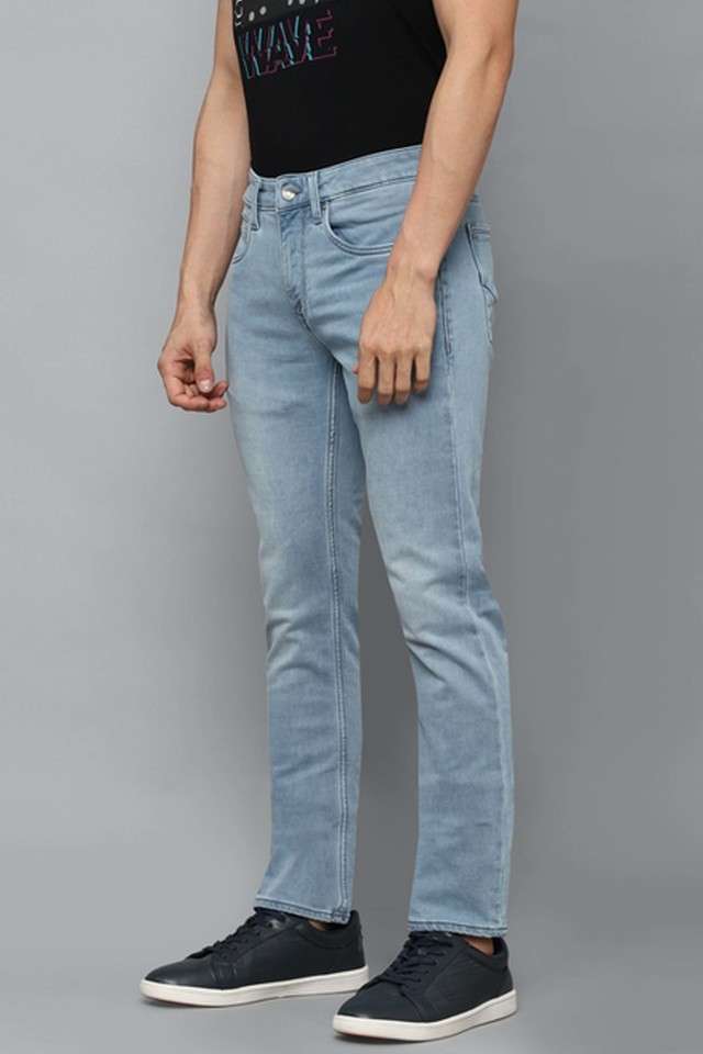 Mid-Wash-Cotton-Lycra-Slim-Fit-Men-s-Jeans