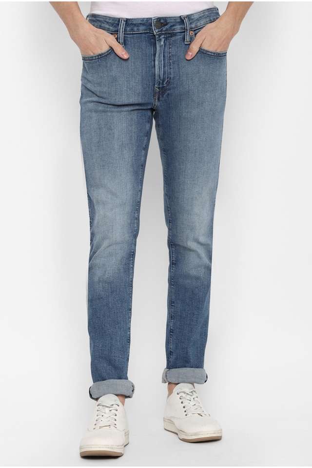 Mid-Wash-Cotton-Stretch-Slim-Fit-Men-s-Jeans