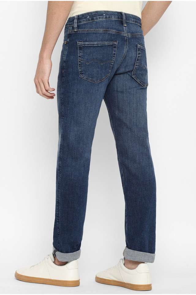 Dark-Wash-Cotton-Stretch-Straight-Fit-Men-s-Jeans