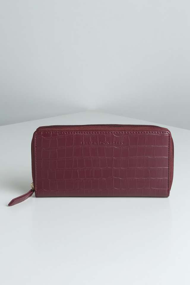 Zipper-Closure-Croc-Classy-Pu-Womens-Formal-Wear-Wristlet