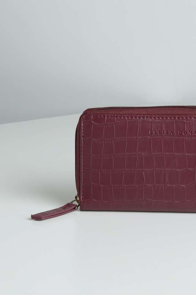 Zipper-Closure-Croc-Classy-Pu-Womens-Formal-Wear-Wristlet