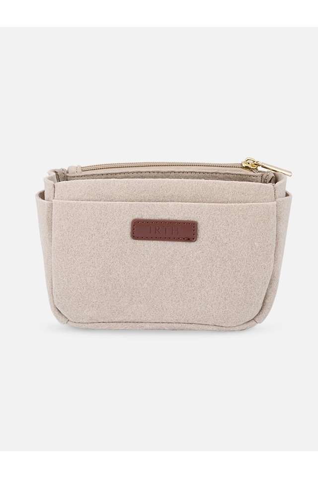 Zipper-Closure-Fabric-Felt-Material-Womens-Casual-Wear-Hobo