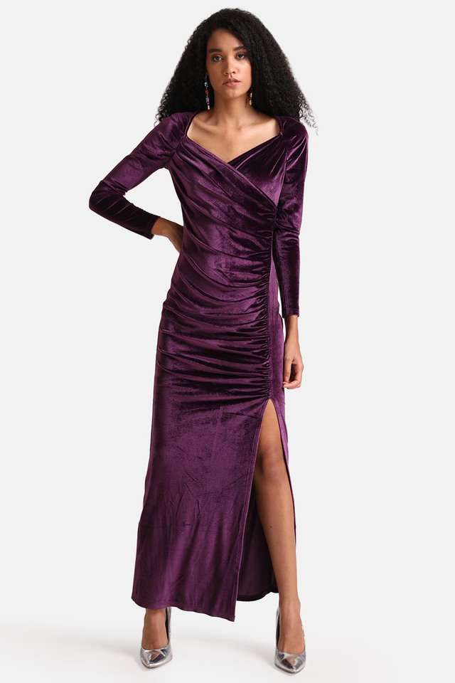 スーツ・フォーマル・ドレス acka velour long dress acka velour long dress