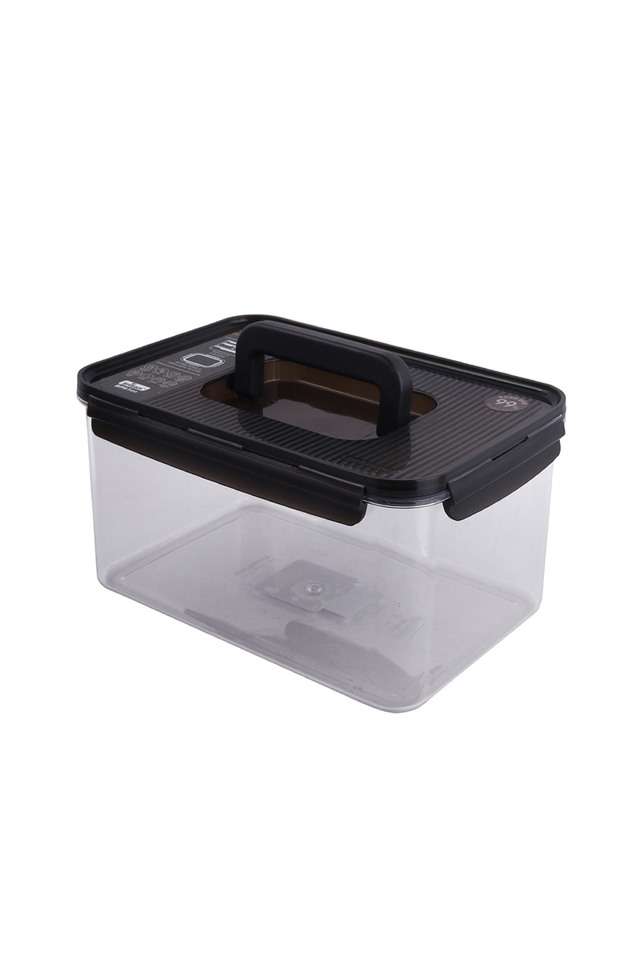Rectangular-Bisfree-Modular-Food-Storage-Container-with-Handle-4.8-Liters-Transparent