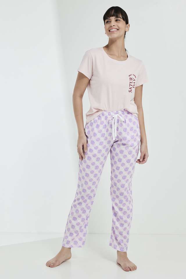 Printed-Cotton-Round-Neck-Womens-T-Shirt