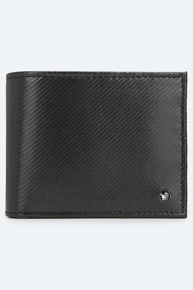 Solid-Leather-Mens-Formal-Two-Fold-Wallet