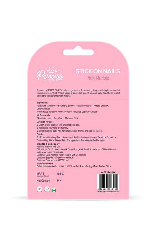 Princess-By-Stick-On-Nails-24-Pc-Set---Rainbow-Unicorn