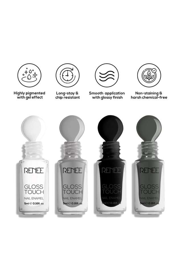 Gloss-Touch-Set-Of-4-Nail-Enamels---N01-Classic-Monochrome -4-pc