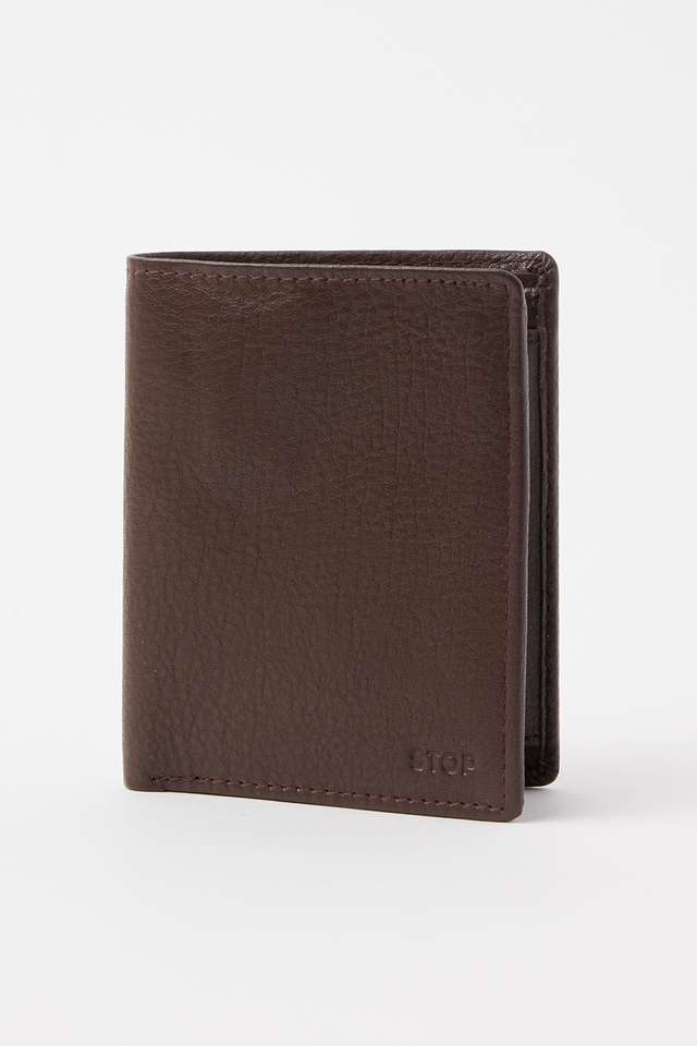 Leather-Mens-Casual-Two-Fold-Wallet