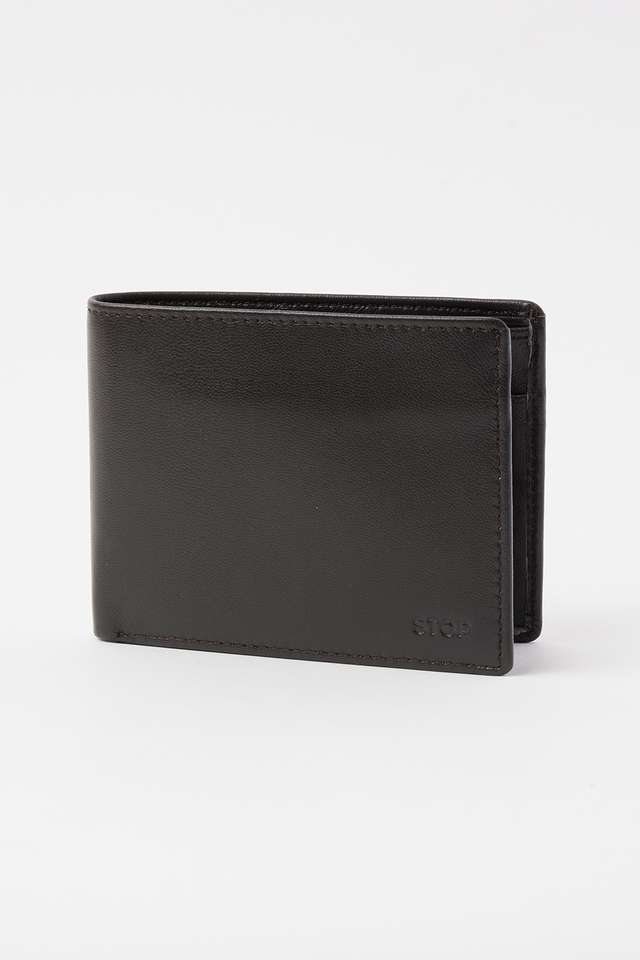 Leather-Mens-Casual-Two-Fold-Wallet