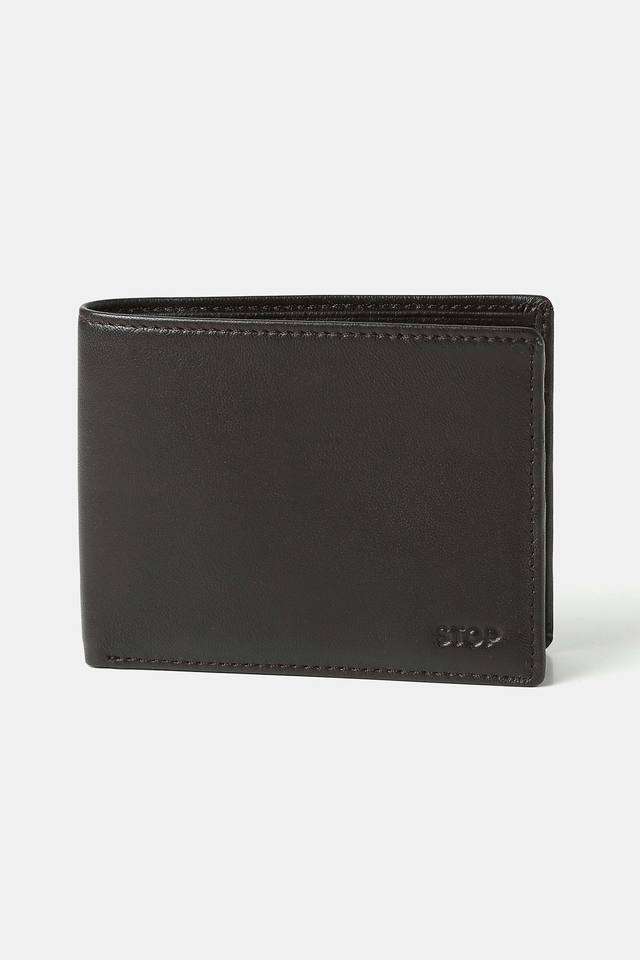 Leather-Mens-Casual-Two-Fold-Wallet