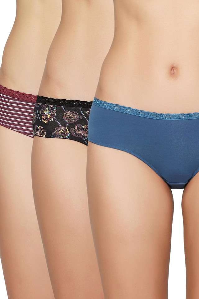 Midi-3P-Cotton-Blend-High-Rise-Women-s-Hipster-Panties