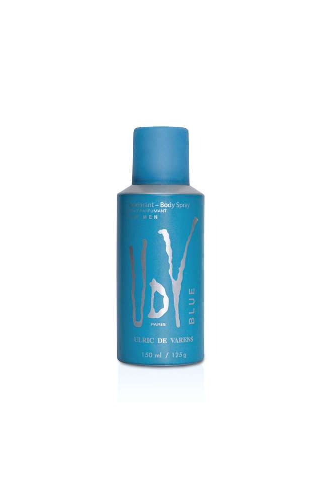 Blue-No-Gas-Deodorant-Body-Spray-For-Men---150-ml -Fresh -Floral -Earthy-&-Woody-Fragrance