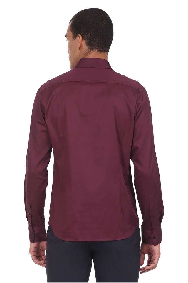 Solid-Cotton-Blend-Regular-Fit-Men-s-Casual-Shirt