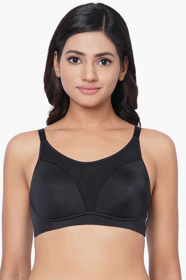 Asean-Sports-Non-Wired-Fixed-Strap-Non-Padded-Women-s-Beginner-Bra