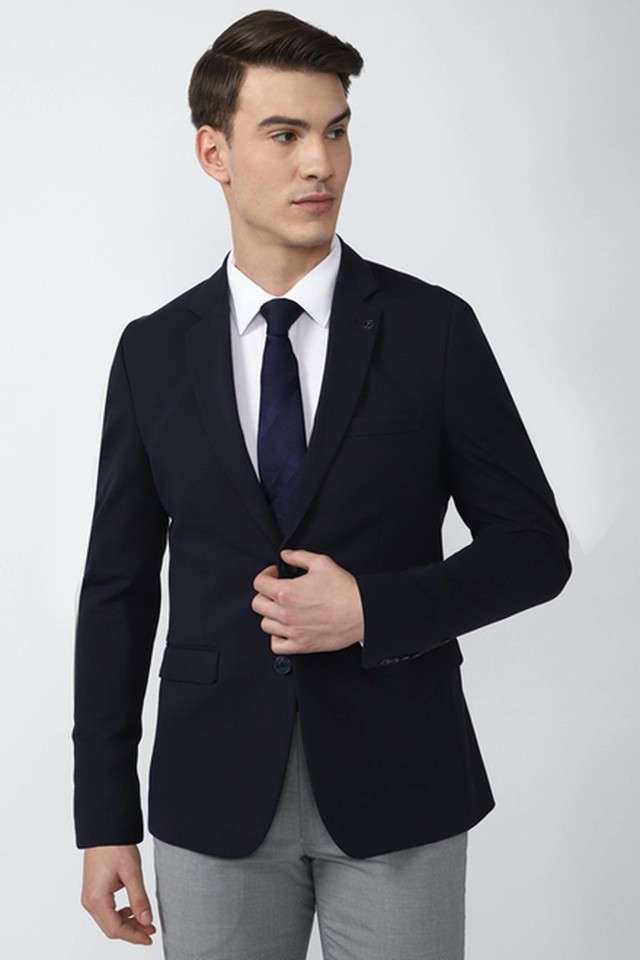 Solid-Cotton-Blend-Super-Slim-Fit-Men-s-Work-Wear-Jacket
