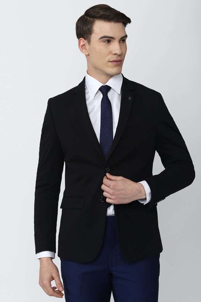 Solid-Cotton-Blend-Super-Slim-Fit-Men-s-Work-Wear-Jacket