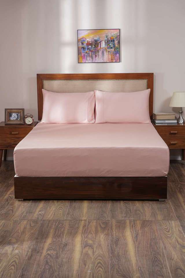 Vintage-Melina-Peach-Whip-King-Bed-Sheet-With-Pillow-Case