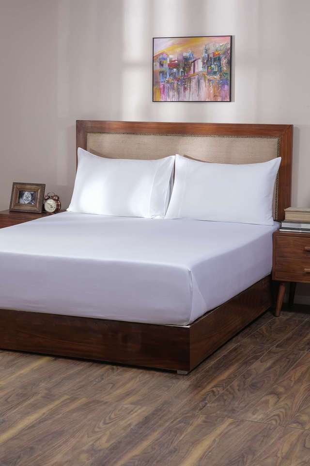 Vintage-Melina-White-King-Bed-Sheet-With-Pillow-Case