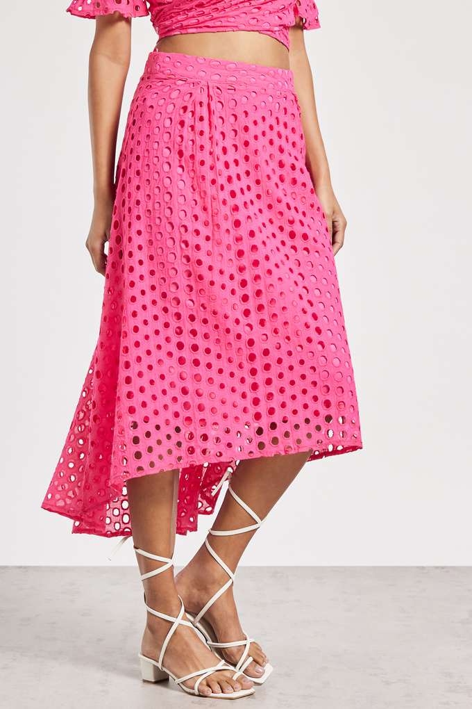 Solid-Cotton-Regular-Fit-Women-s-Skirt