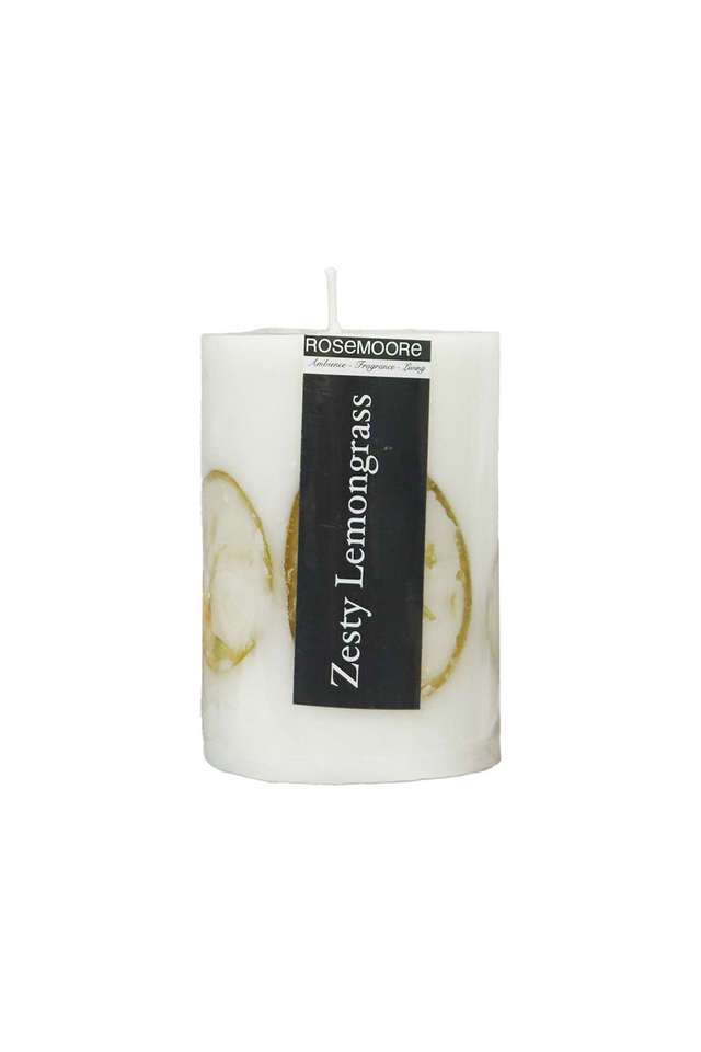 Zesty-Lemon-Scented-Pillar-Candle