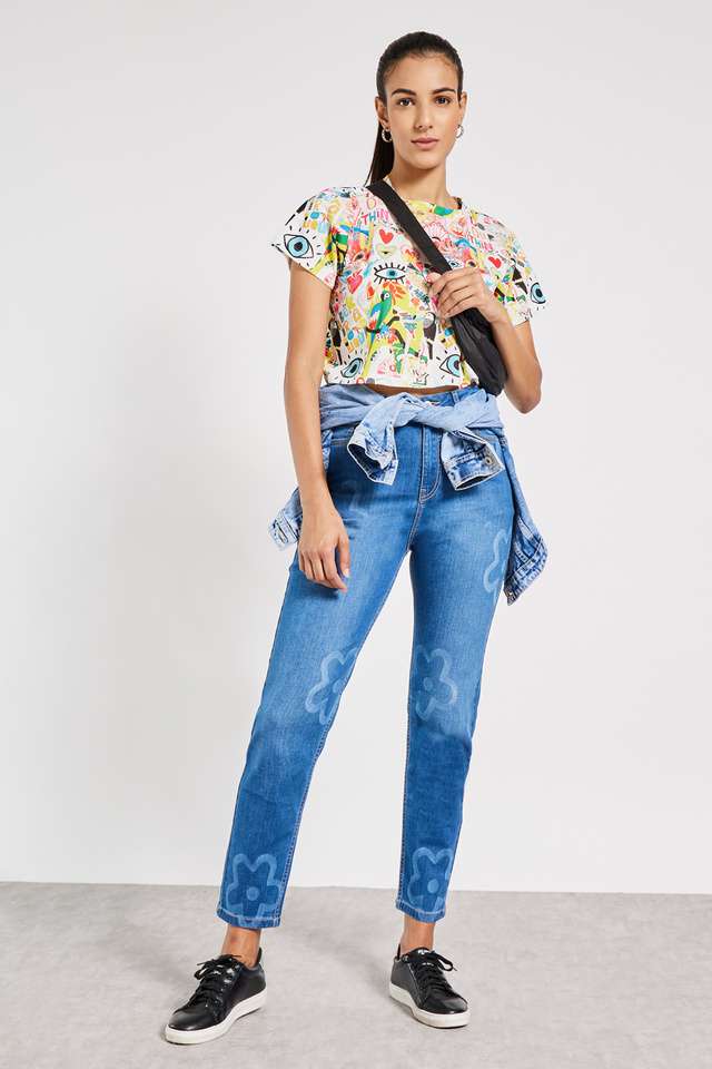 High-Rise-Denim-Straight-Fit-Women-s-Jeans