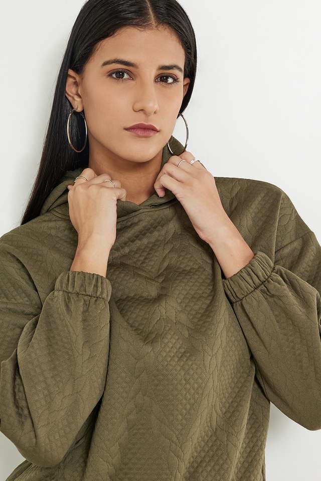 Solid-Polyester-Women-s-Casual-Wear-Sweatshirt