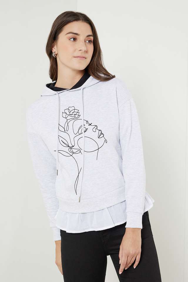 Printed-Hooded-Blended-Fabric-Women-Sweatshirt