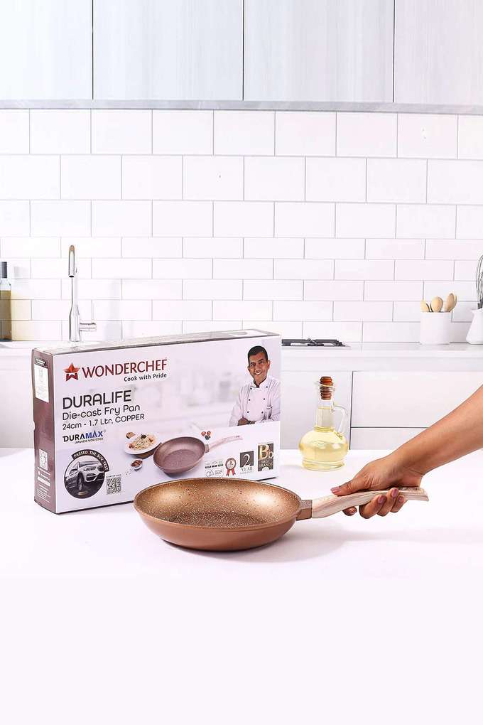 Duralife-Fry-Pan-24cm-Copper