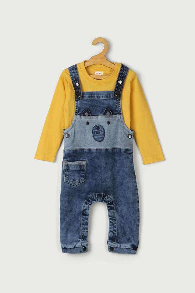 Solid-Cotton-Regular-Fit-Infant-Boys-Night-Suit