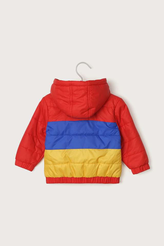 Buy Karrot Multi Color Block Polyester Hood Infant Boys Jacket